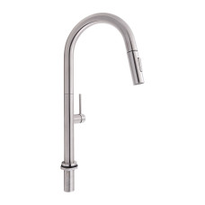 Смеситель для кухни с выдвижным изливом Q-tap Lenicka 9138103UN