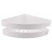 Полиця кутова Qtap Police пластикова QTPL01 White Полиця кутова Qtap Police пластикова QTPL01 White