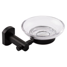 Мильниця Qtap Liberty настінна QTLIBBLM1159 Black Мильниця Qtap Liberty настінна QTLIBBLM1159 Black