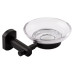 Мильниця Qtap Liberty настінна QTLIBBLM1159 Black Мильниця Qtap Liberty настінна QTLIBBLM1159 Black