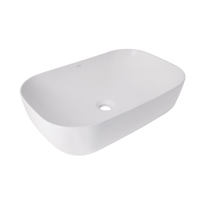 Раковина-чаша Qtap Robin 610x400x145 White с донным клапаном QT13112143PW