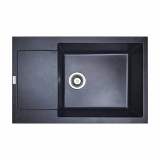 Мойка гранитная ARGO Mega 775x495x200 Чёрная Мойка гранитная ARGO Mega 775x495x200 Чёрная