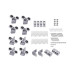 Душевая кабина Lidz Wawel SC90x90.SAT.LOW.FR, стекло Frost 4 мм с поддоном Mazur