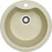 Мийка гранітна ARGO Round 485x210 Ivory