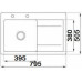 Мойка гранитная ARGO Wind 795x505x180 Чёрная