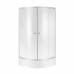 Душова кабіна Latwa SC80x80.SAT.MID.FR полукругла, скло Frost 4 мм + Душовий піддон KAPIELKA ST80x80x26, з панеллю Lidz Душова кабіна Latwa SC80x80.SAT.MID.FR полукругла, скло Frost 4 мм + Душовий піддон KAPIELKA ST80x80x26, з панеллю Lidz