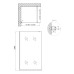 Душевая перегородка Qtap Walk-In Standard CRM209.C8 90х190 см, стекло Clear 8 мм, покрытие CalcLess