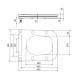 Сиденье для унитаза Qtap Nando с микролифтом Slim QT12991222AW