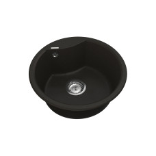 Кухонная мойка VANKOR   Vena VMR 01.48 Black + сифон