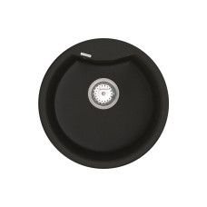 Кухонная мойка VANKOR   Vena VMR 01.48 Black + сифон