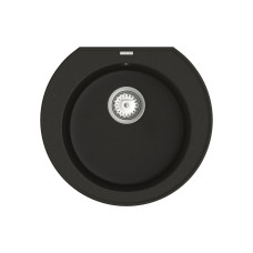 Кухонная мойка VANKOR   Kres KMR 01.52 black + сифон