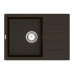 Кухонная мойка VANKOR Easy EMP 02.62 Chocolate + сифон Кухонная мойка VANKOR Easy EMP 02.62 Chocolate + сифон