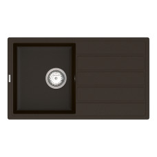 Кухонная мойка VANKOR   Easy EMP 02.76 Chocolate + сифон