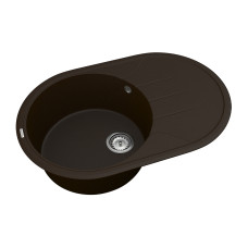 Кухонная мойка VANKOR   Sity SMO 02.78 Chocolate + сифон