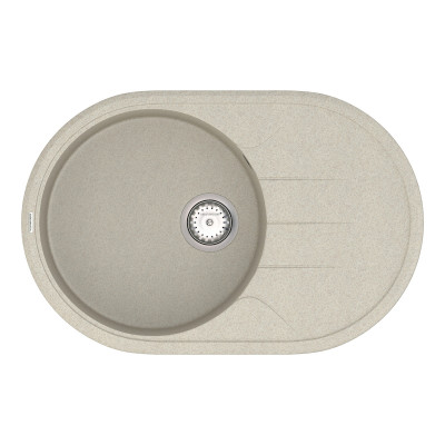 Кухонная мойка VANKOR Sity SMO 02.78 Terra + сифон