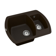 Кухонна мийка VANKOR   Norton NMP 03.63 Chocolate + сифон