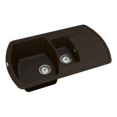 Кухонна мийка VANKOR   Norton NMP 04.86 Chocolate + сифон