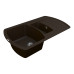 Кухонна мийка VANKOR Norton NMP 04.86 Chocolate + сифон