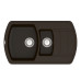 Кухонна мийка VANKOR Norton NMP 04.86 Chocolate + сифон Кухонна мийка VANKOR Norton NMP 04.86 Chocolate + сифон