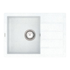 Кухонная мойка VANKOR   Easy EMP 02.62 White stone + сифон