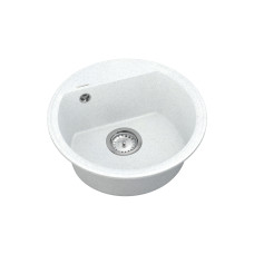 Кухонная мойка VANKOR   Easy EMR 01.45 White stone + сифон