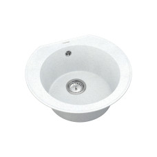 Кухонная мойка VANKOR   Kres KMR 01.52 White stone + сифон