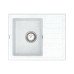 Кухонная мойка VANKOR Lira LMP 02.55 White stone + сифон Кухонная мойка VANKOR Lira LMP 02.55 White stone + сифон