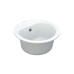 Кухонная мойка VANKOR Lira LMR 01.44 White stone + сифон