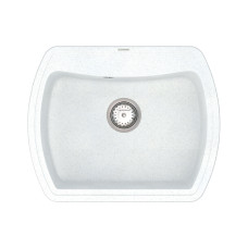Кухонная мойка VANKOR   Norton NMP 01.63 White stone + сифон
