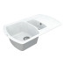 Кухонная мойка VANKOR Norton NMP 04.86 White stone + сифон