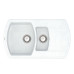 Кухонная мойка VANKOR Norton NMP 04.86 White stone + сифон Кухонная мойка VANKOR Norton NMP 04.86 White stone + сифон