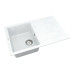 Кухонная мойка VANKOR Orman OMP 02.78 White stone + сифон