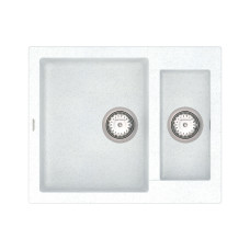 Кухонная мойка VANKOR Orman OMP 03.61 White stone + сифон Кухонная мойка VANKOR Orman OMP 03.61 White stone + сифон