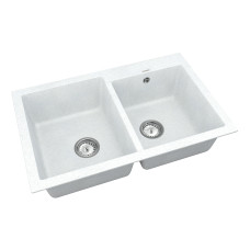 Кухонная мойка VANKOR Orman OMP 05.80 White stone + сифон Кухонная мойка VANKOR Orman OMP 05.80 White stone + сифон