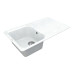 Кухонная мойка VANKOR Sigma SMP 02.85 White stone + сифон
