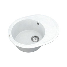 Кухонная мойка VANKOR Sity SMO 02.61 White stone + сифон Кухонная мойка VANKOR Sity SMO 02.61 White stone + сифон