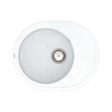 Кухонная мойка VANKOR Sity SMO 02.61 White stone + сифон Кухонная мойка VANKOR Sity SMO 02.61 White stone + сифон