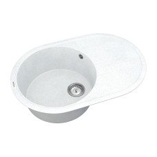 Кухонная мойка VANKOR Sity SMO 02.78 White stone + сифон Кухонная мойка VANKOR Sity SMO 02.78 White stone + сифон