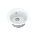 Кухонная мойка VANKOR Sity SMR 01.50 White stone + сифон