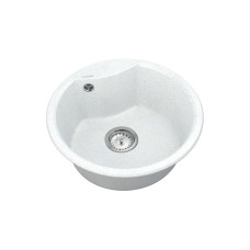 Кухонная мойка VANKOR Vena VMR 01.48 White stone + сифон Кухонная мойка VANKOR Vena VMR 01.48 White stone + сифон