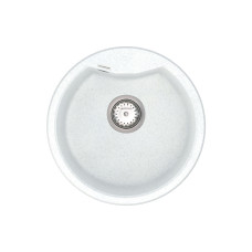 Кухонная мойка VANKOR Vena VMR 01.48 White stone + сифон Кухонная мойка VANKOR Vena VMR 01.48 White stone + сифон