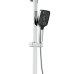Душова система для кабіни Qtap Capricorn на три споживачі (з виливом) 53103KNC Chrome
