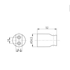 Кронштейн для ручного душу Qtap Kolo QT829910842854OB