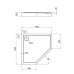 Душовий піддон Qtap Diamond 301112 100x100x12 см + сифон