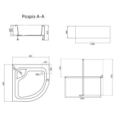 Душовий піддон Lidz KAPIELKA ST90x90x41 Душовий піддон Lidz KAPIELKA ST90x90x41