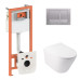 Комплект: Qtap Swan Ultra Quiet унітаз підвісний QT16335179W + Nest комплект інсталяції 4в1 (квадратна клавіша Satin) QT0133M425 + M06029SAT Комплект: Qtap Swan Ultra Quiet унітаз підвісний QT16335179W + Nest комплект інсталяції 4в1 (квадратна клавіша Satin) QT0133M425 + M06029SAT