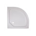 Душова кабіна Lidz Latwa SC80x80.SAT.LOW.GR, скло тон. 4 мм + Lidz Душовий піддон KAPIELKA ST80x80x14