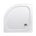 Душова кабіна Lidz Latwa SC90x90.SAT.LOW.GR, скло тон. 4 мм + Lidz Душовий піддон KAPIELKA ST90x90x14