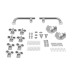 Душова кабіна Lidz Wawel SC120x80.SAT.LOW.FR, скло Frost 5 мм + Lidz Душовий піддон KAPIELKA ST120x80х14