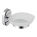 Мильниця з тримачем Lidz Oreo 0201 настінна (матове скло) LDORE0201CRM22083 Chrome Мильниця з тримачем Lidz Oreo 0201 настінна (матове скло) LDORE0201CRM22083 Chrome